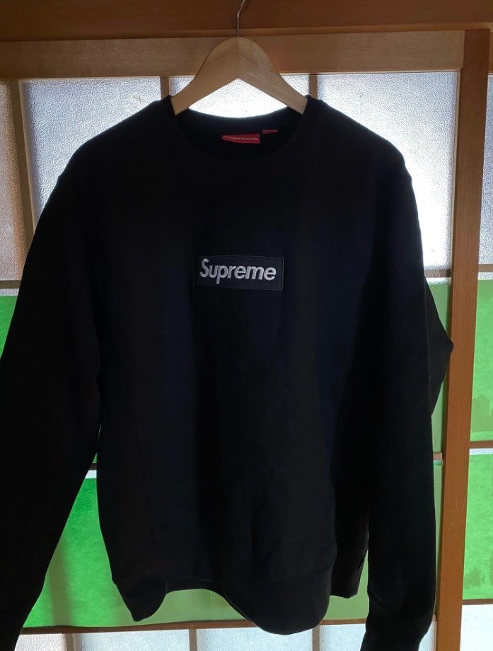 Supreme Box Logo Crewneck Sweatshirt "Black" (18FW)