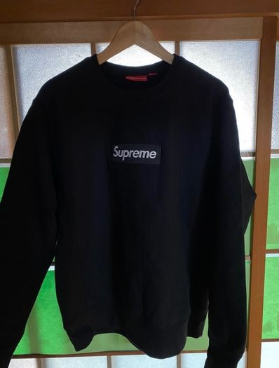 Supreme Box Logo Crewneck Sweatshirt "Black" (18FW)