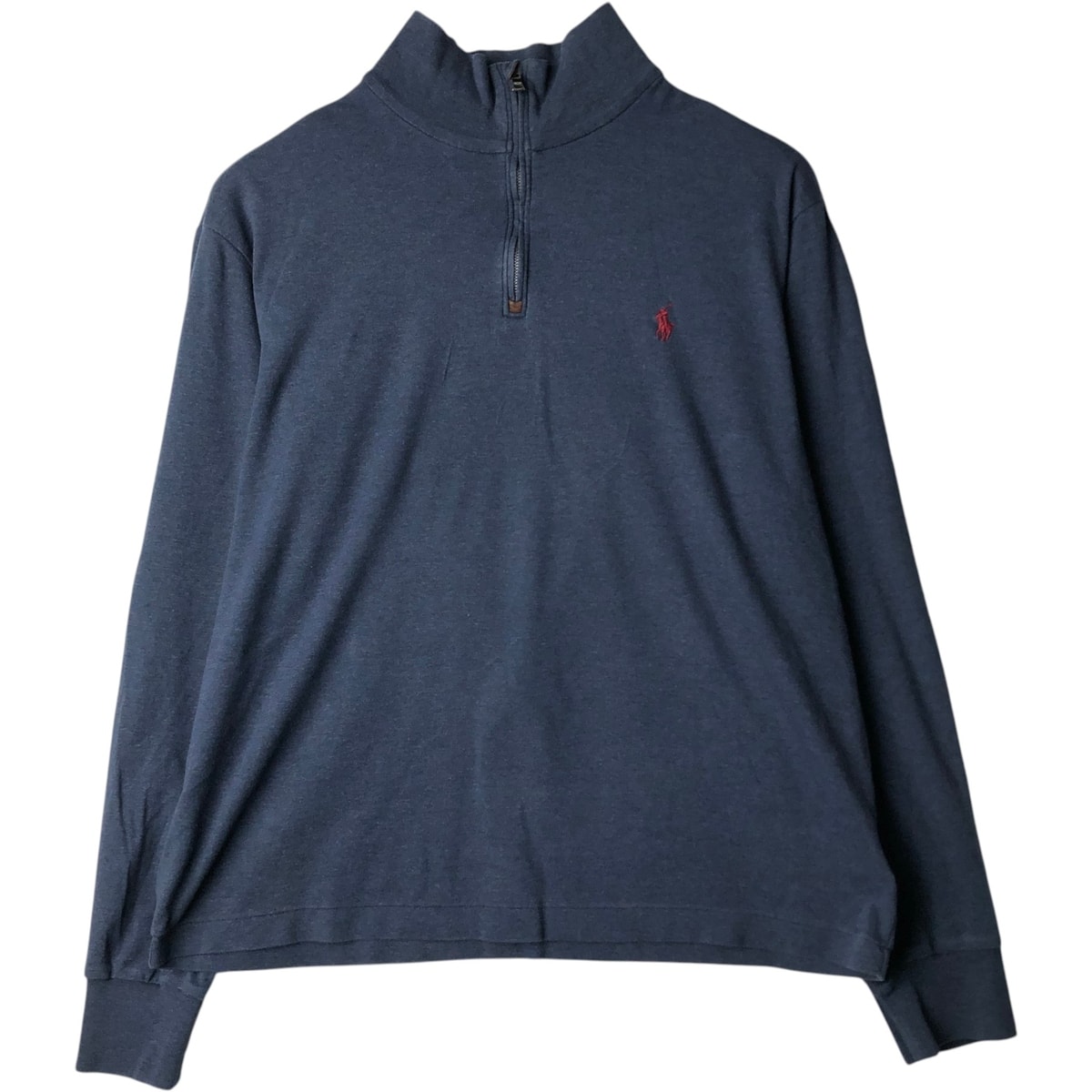 古着 ラルフローレン Ralph Lauren POLO RALPH LAUREN ハーフジップ ロングTシャツ ロンT メンズL相当/eaa638016