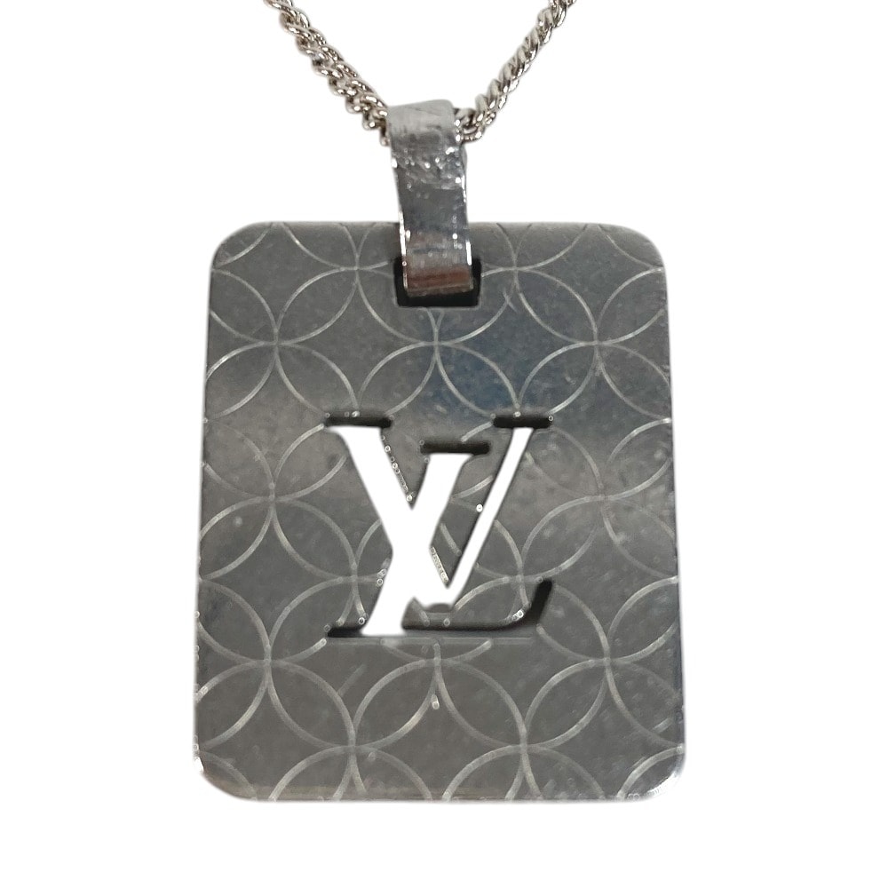 ルイヴィトン LOUIS VUITTON パンダンティフ シャンゼリゼ PM M66113 アクセサリー チェーンネックレス ペンダント  ネックレス SS シルバー