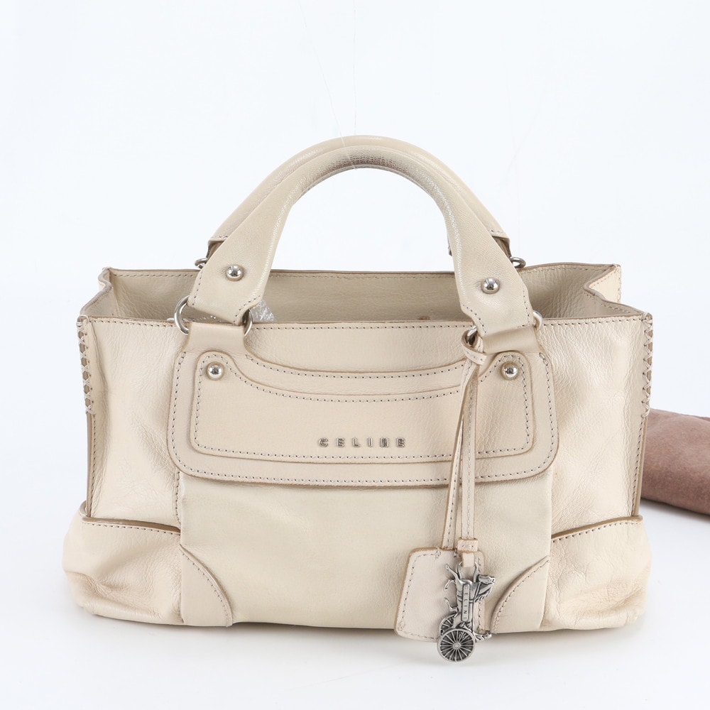 ■美品 セリーヌブギー バッグ ハンドバッグ レザー