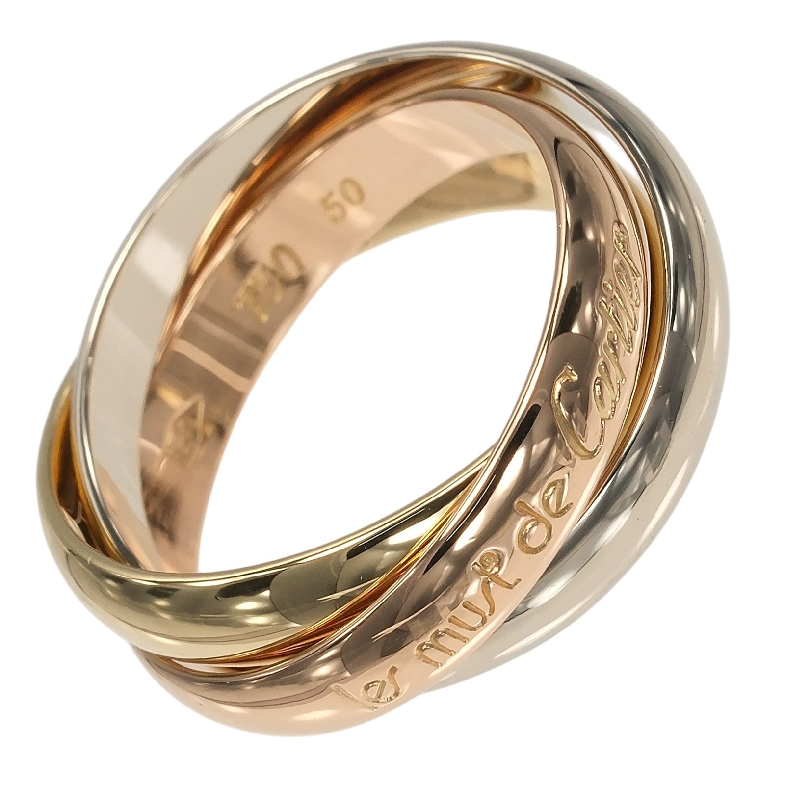 カルティエ トリニティ 3.5mmバンド 10 レディースリング・指輪