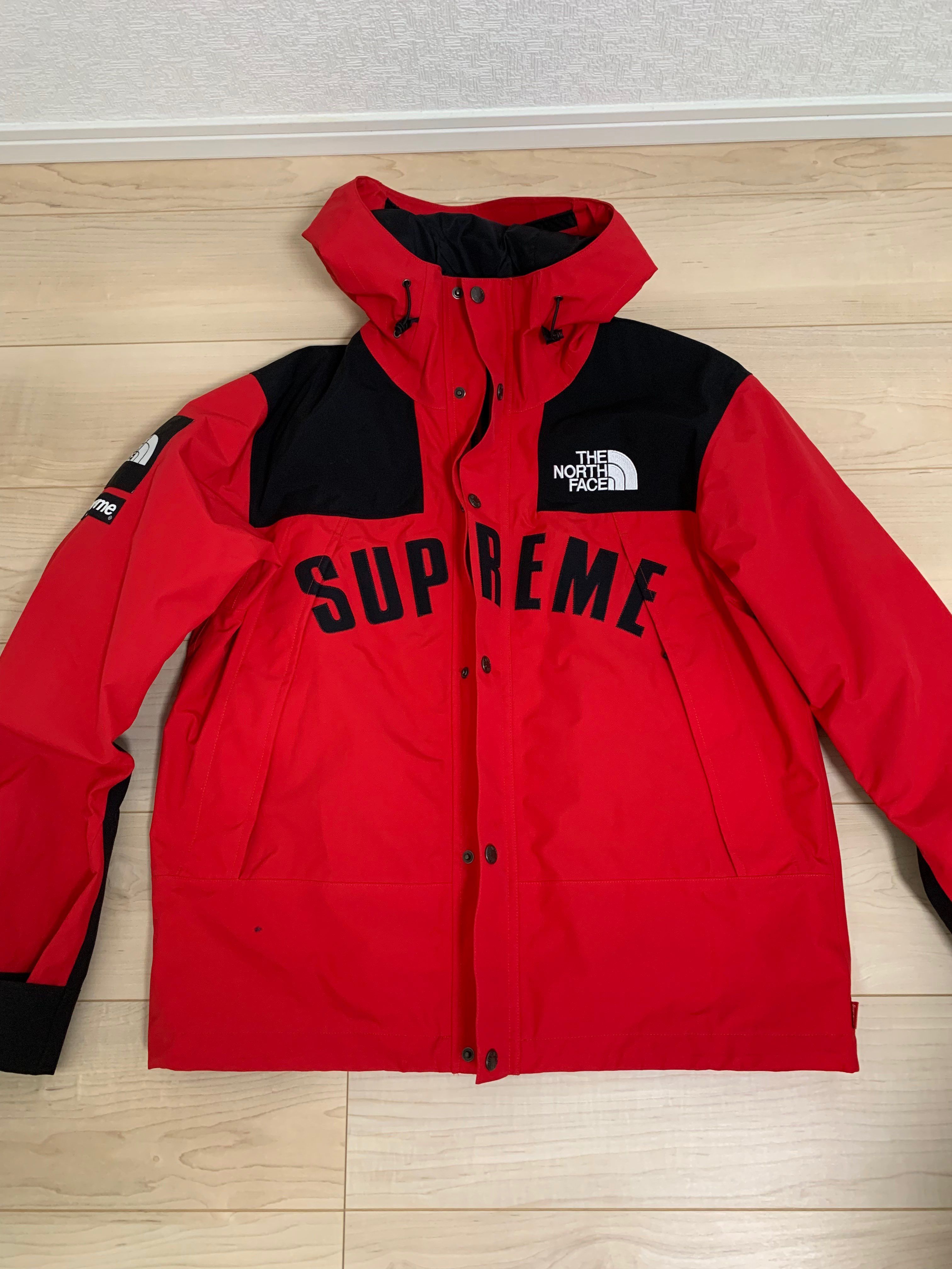 Supreme x The North Face Arc Logo Mountain Parka "Red"