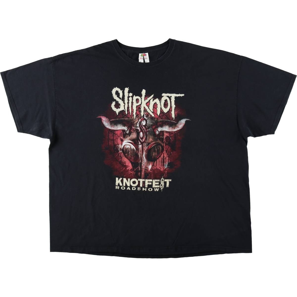 古着 ビッグサイズ フルーツオブザルーム FRUIT OF THE LOOM Slipknot スリップノット バンドTシャツ バンT メンズXXXL相当/eaa640340