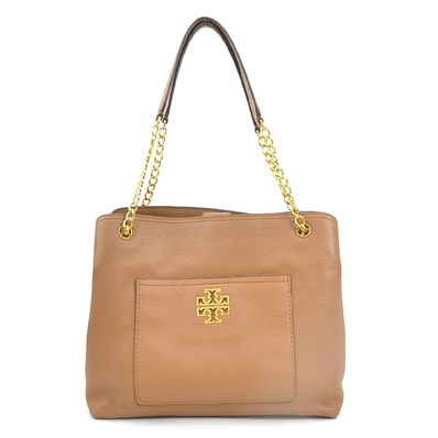 トリーバーチ Tory Burch ショルダーバッグ レザー ブラウン レディース【中古】 r10920a