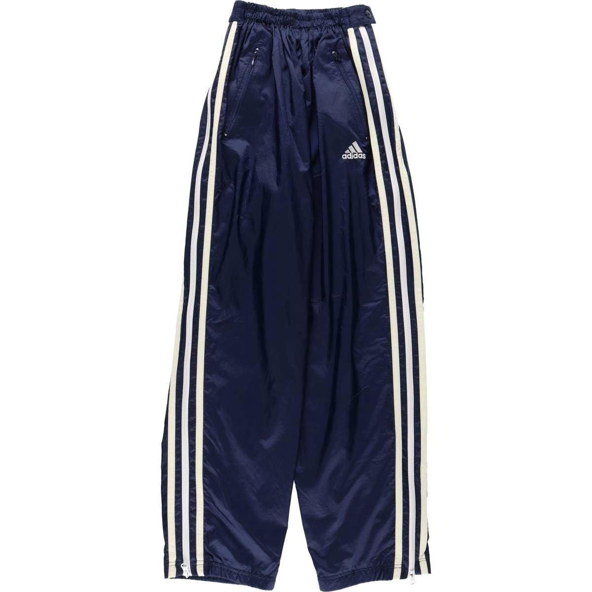 古着 90~00年代 アディダス adidas ナイロンパンツ シャカシャカパンツ レディースM相当/eaa635976