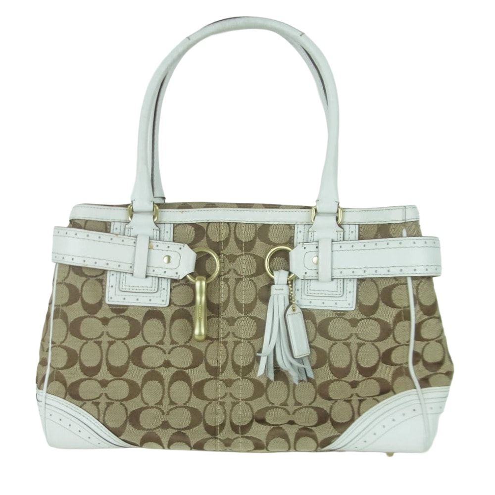 D (傷や汚れあり)】COACH コーチ H0673-10508 シグネチャー レザー