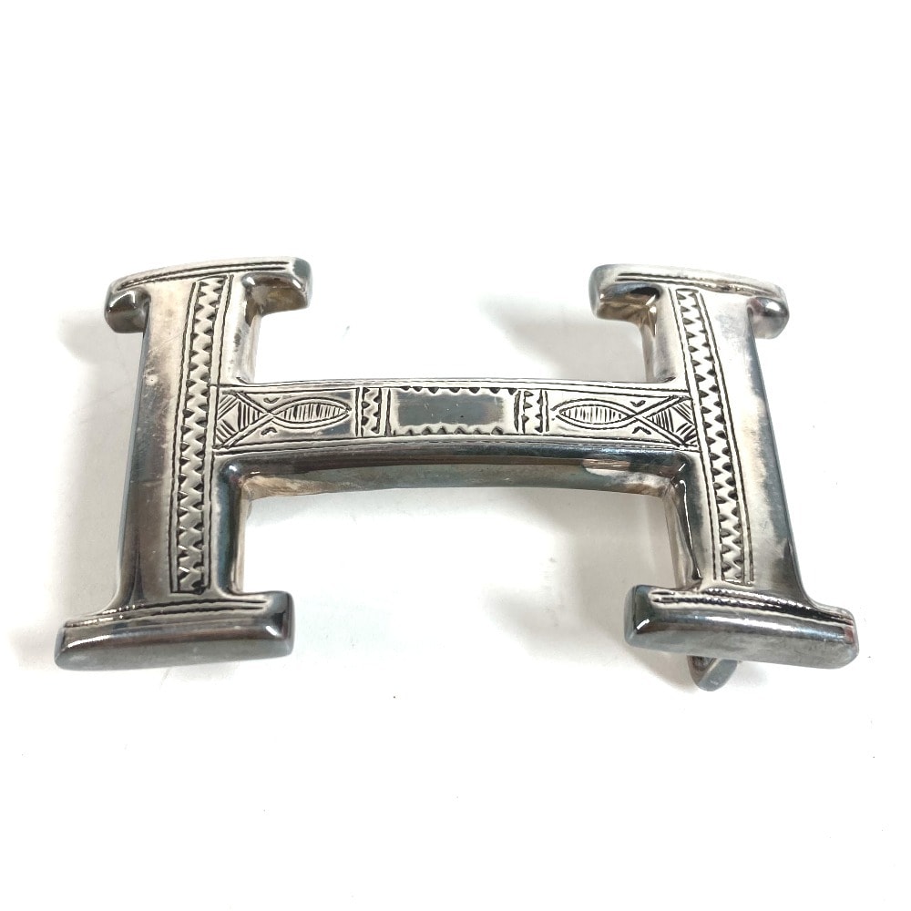 エルメス HERMES トゥアレグ Hバックル  ベルトバックル バックル SV925 シルバー