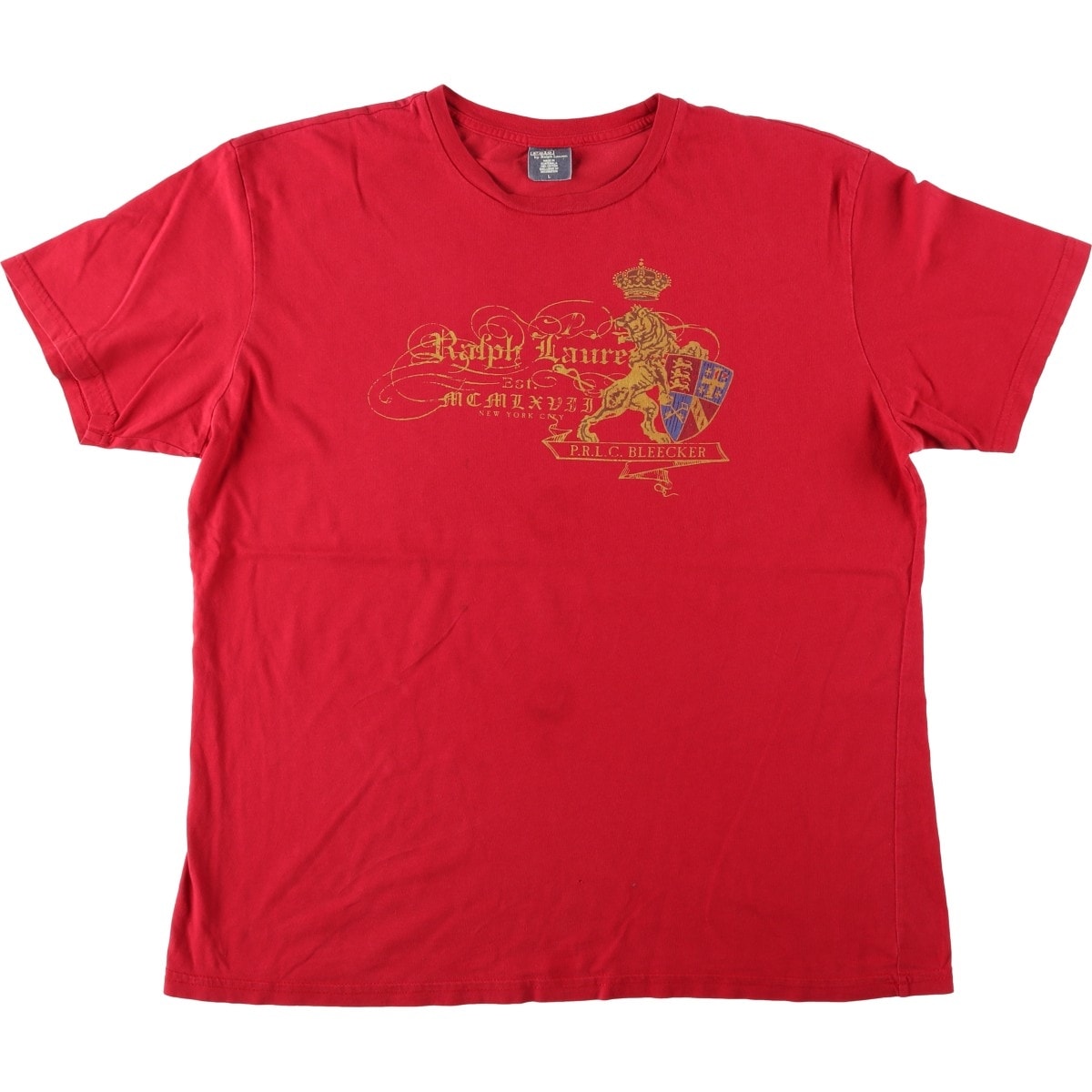 古着 ラルフローレン Ralph Lauren POLO by Ralph Lauren 半袖 プリントTシャツ メンズL相当/eaa622034