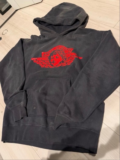 SAINT Mxxxxxx 24SS Angel Hoodie "Black"