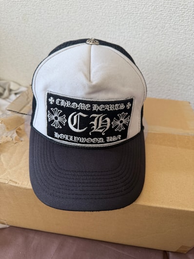 Chrome Hearts Trucker Cap CH "Black/White"
