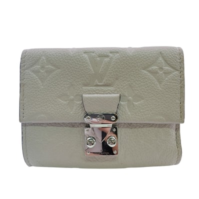 ルイヴィトン LOUIS VUITTON 三つ折り財布 モノグラム アンプラント ポルトフォイユ・メティス コンパクト コンパクトウォレット ミニ財布 M13464 ベージュ