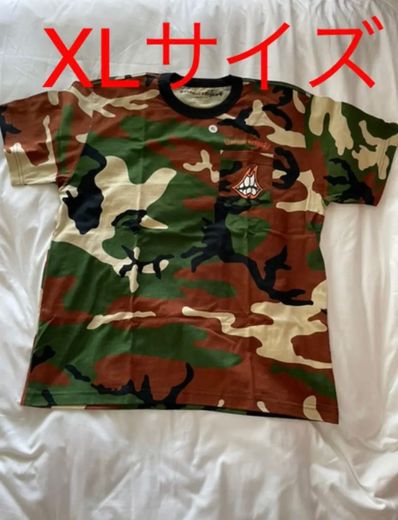 Chrome Hearts PPO Caution T-shrt Matty Boy Print Camouflage "Green/Brown"