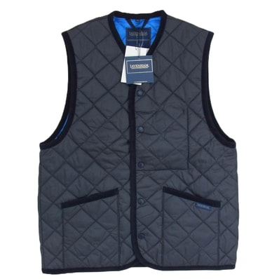 SOPHNET. ソフネット ベスト SOPH-242106 LAVENHAM OVERSIZED THORNHAM ラベンハム オーバーサイズ キルティング ベスト ネイビー系 S【新古品】【未使用】【中古】