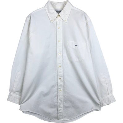 古着 ブルックスブラザーズ Brooks Brothers 長袖 ボタンダウンシャツ USA製 メンズL相当 オックスフォード/eaa651970