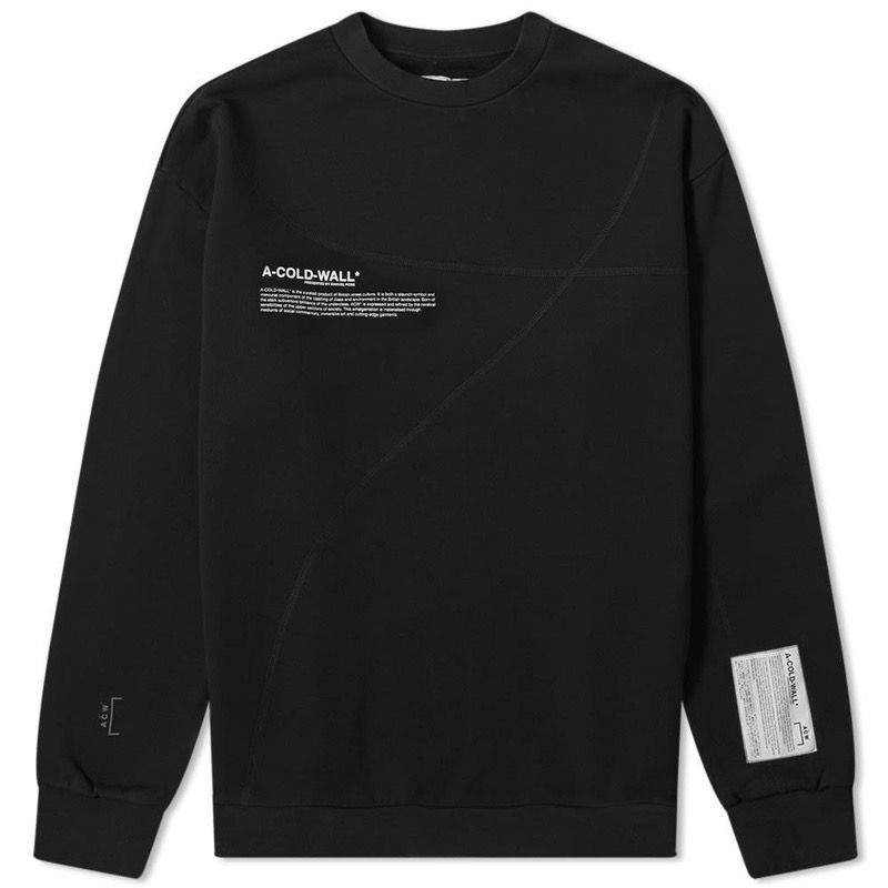 A COLD WALL Overlock Mission Crew Neck