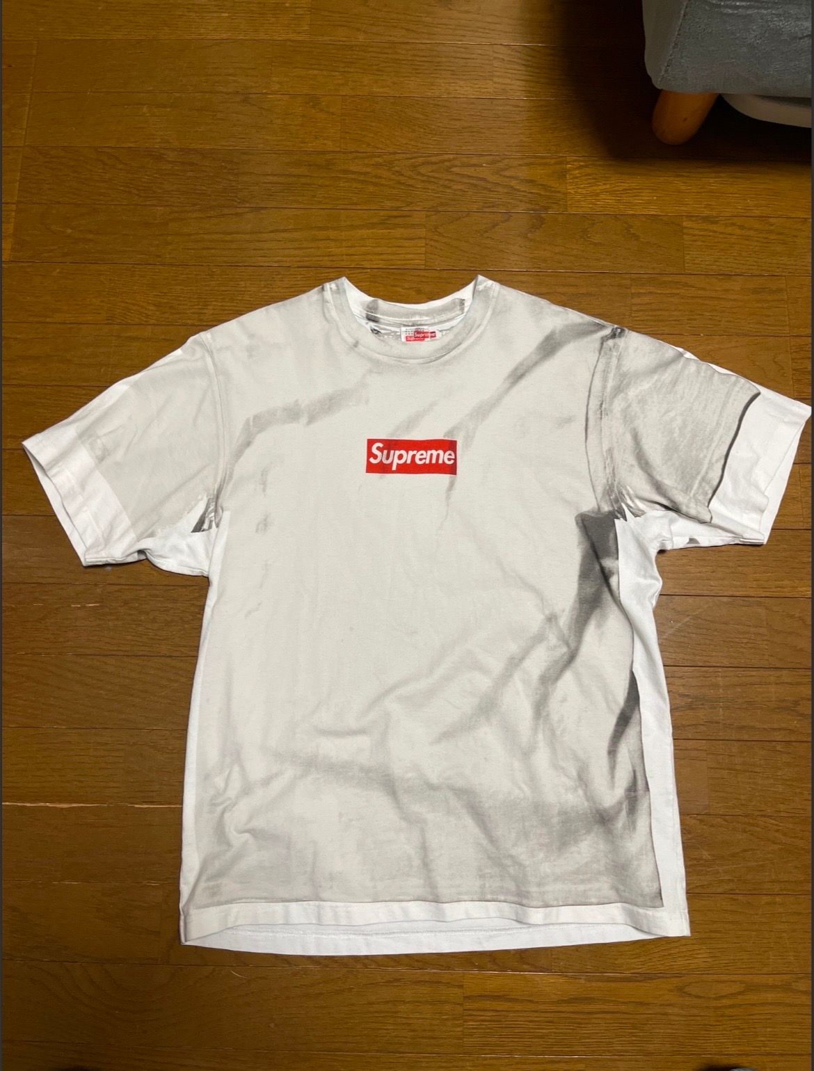 Supreme x MM6 Maison Margiela Box Logo Tee "White"