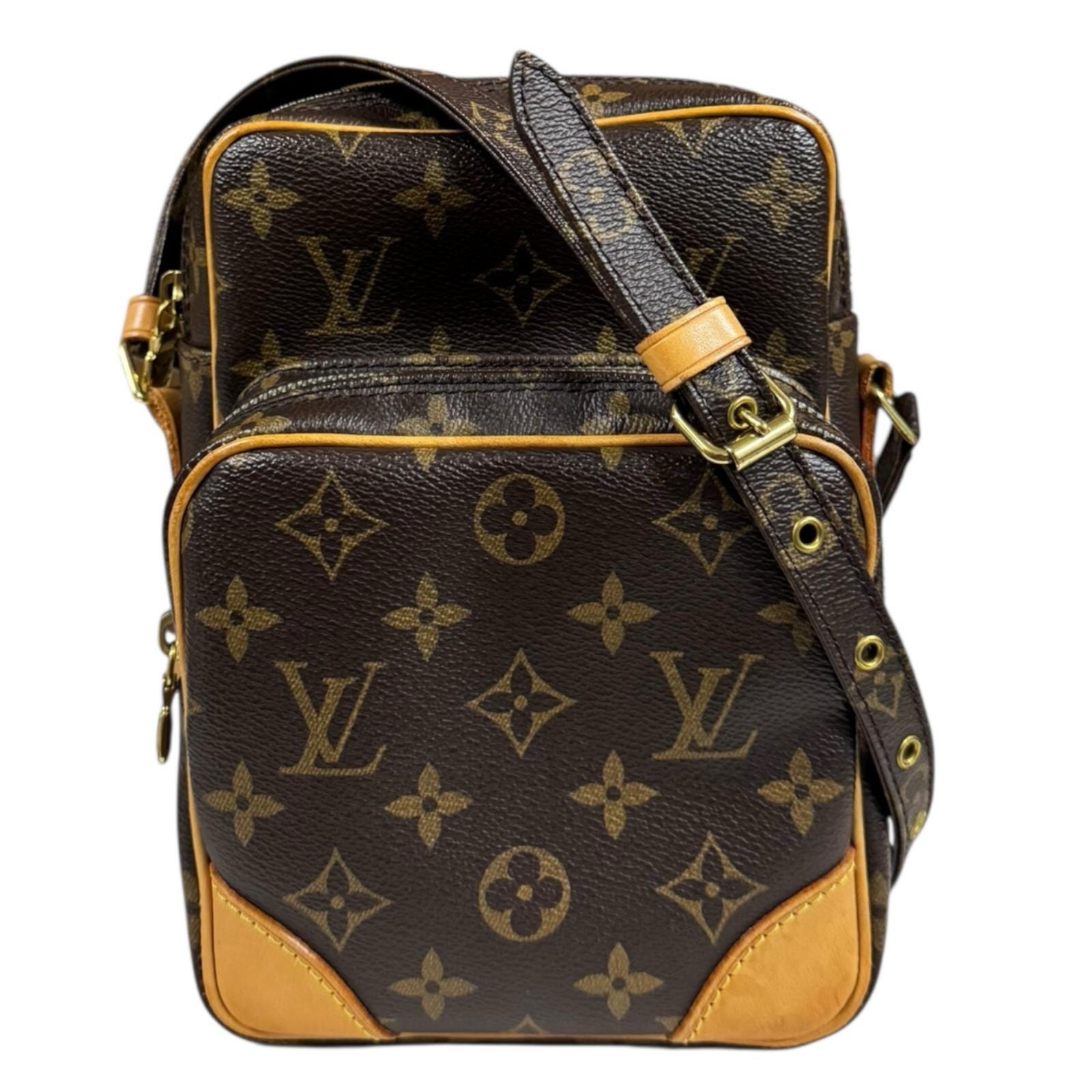ルイヴィトン アマゾン モノグラム ショルダーバッグ モノグラムキャンバス M45236 ブラウン ユニセックス LOUIS VUITTON  中古