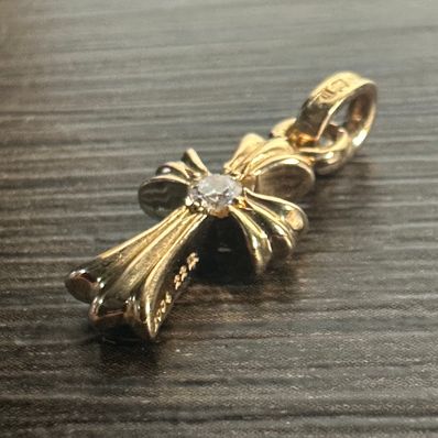 Chrome Hearts 22K Baby Fat Diamond Charm "Yellow Gold"