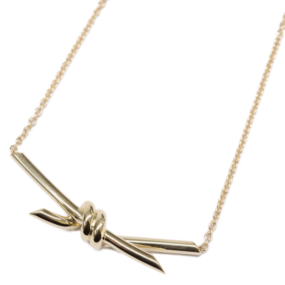 ティファニー Au750 ノット ネックレス -