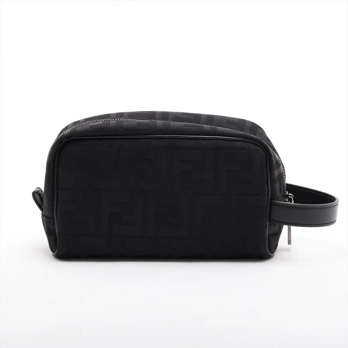 ■新品同様 フェンディ ズッカセカンドバッグ レザー×キャンバス