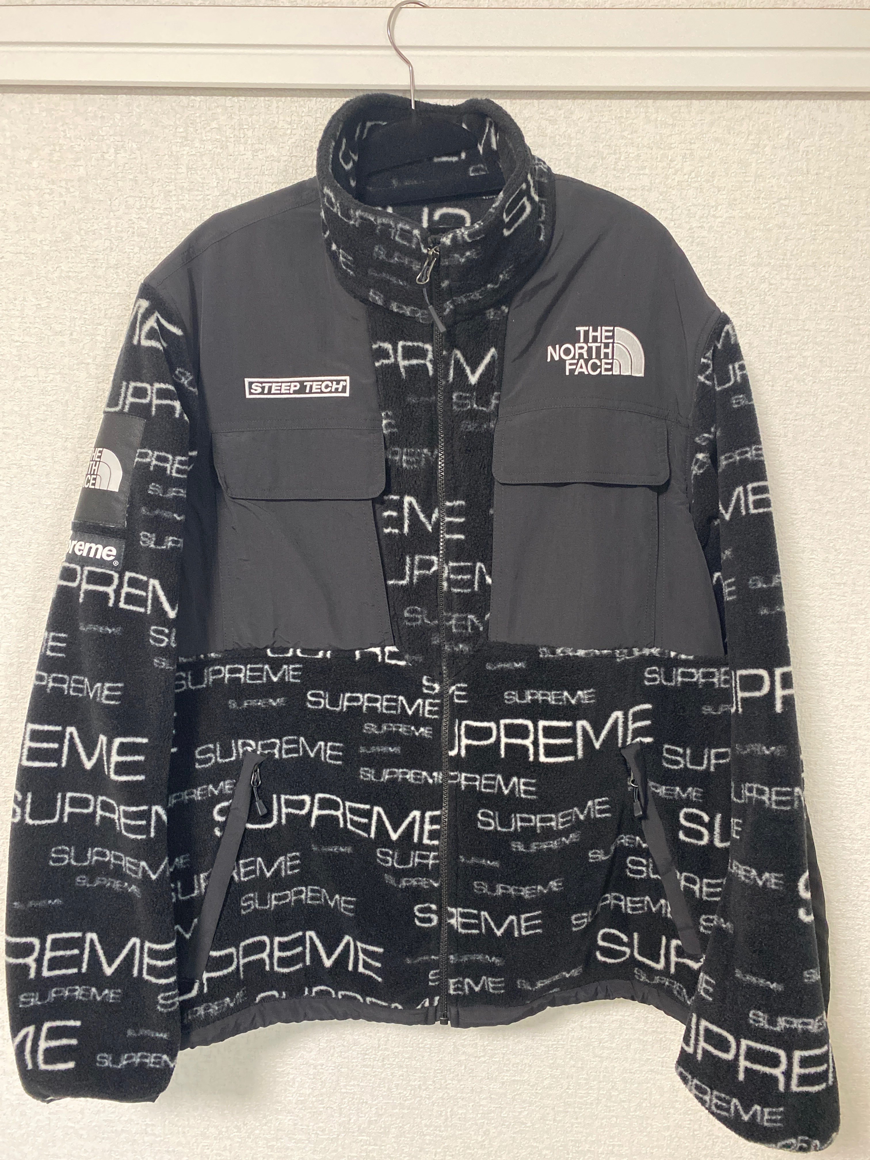 Supreme x The North Face Steep Tech Fleece Jacket "Black"