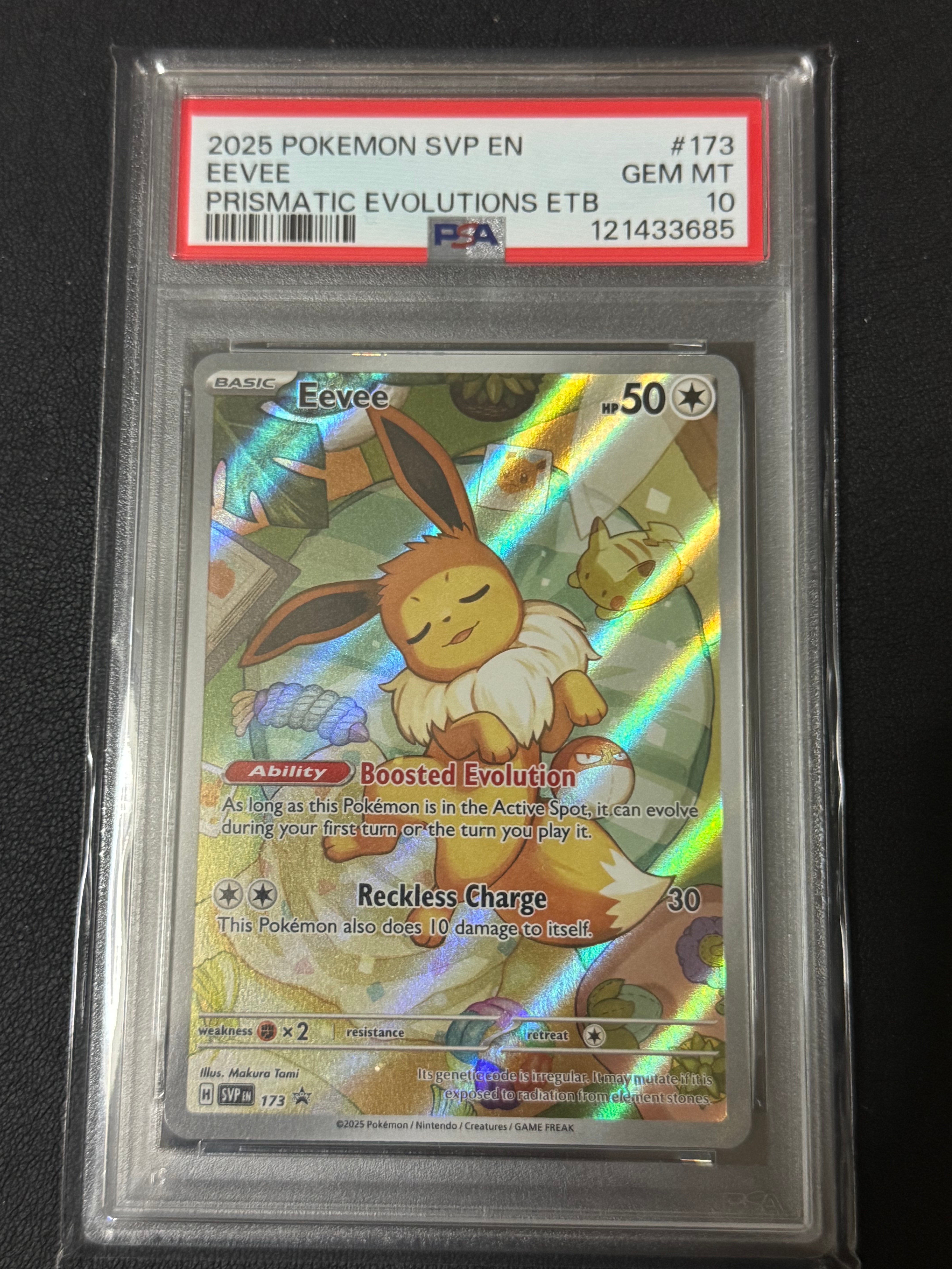 イーブイ P [SVP EN 173]【英語版】(スカーレット&バイオレット「プリズマティックエボリューションズ エリートトレーナボックス」)