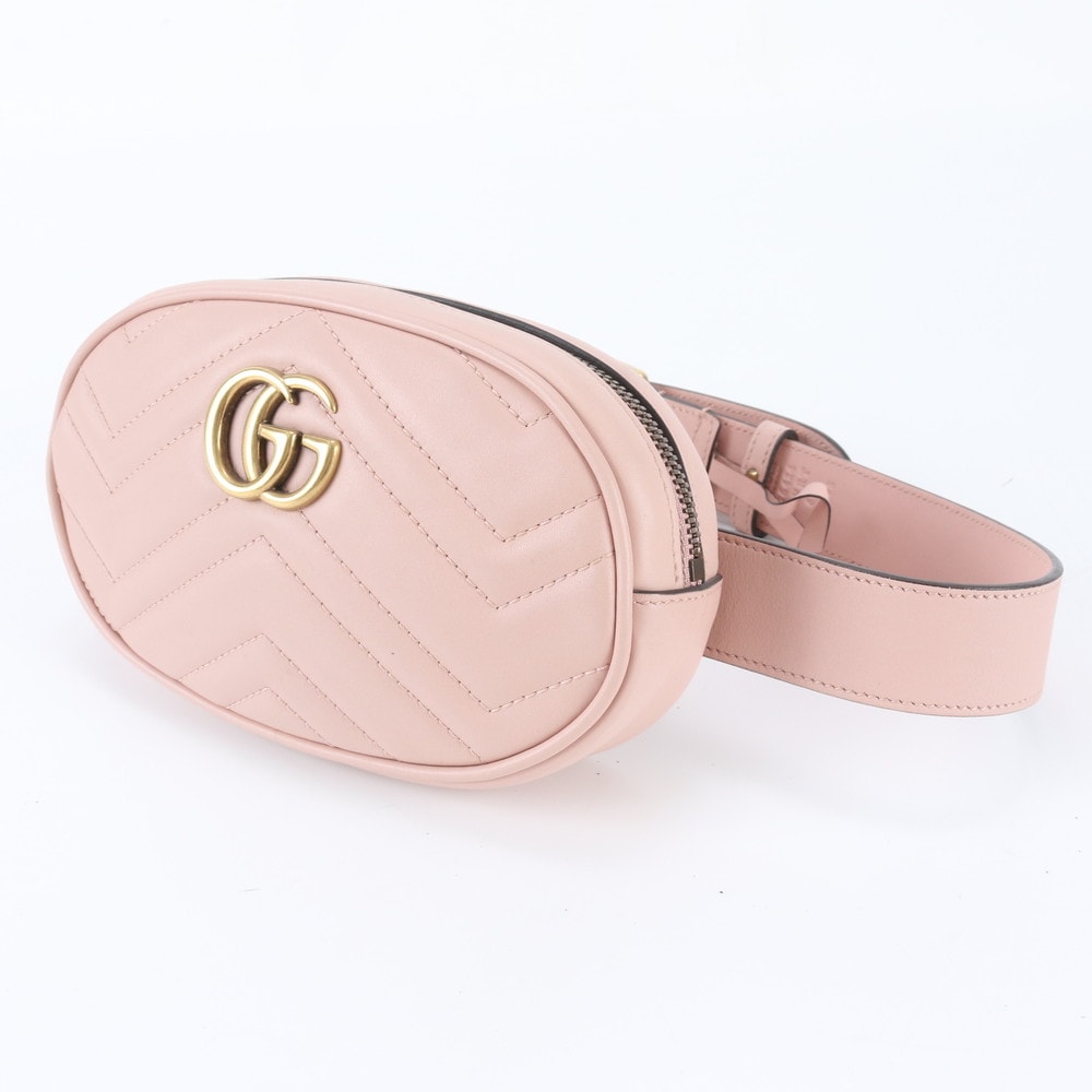 ■極美品 グッチGGマーモント キルティング 476434 ボディバッグ