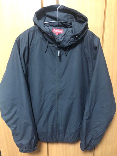 Supreme Lightweight Nylon Hooded Jacket "Black"