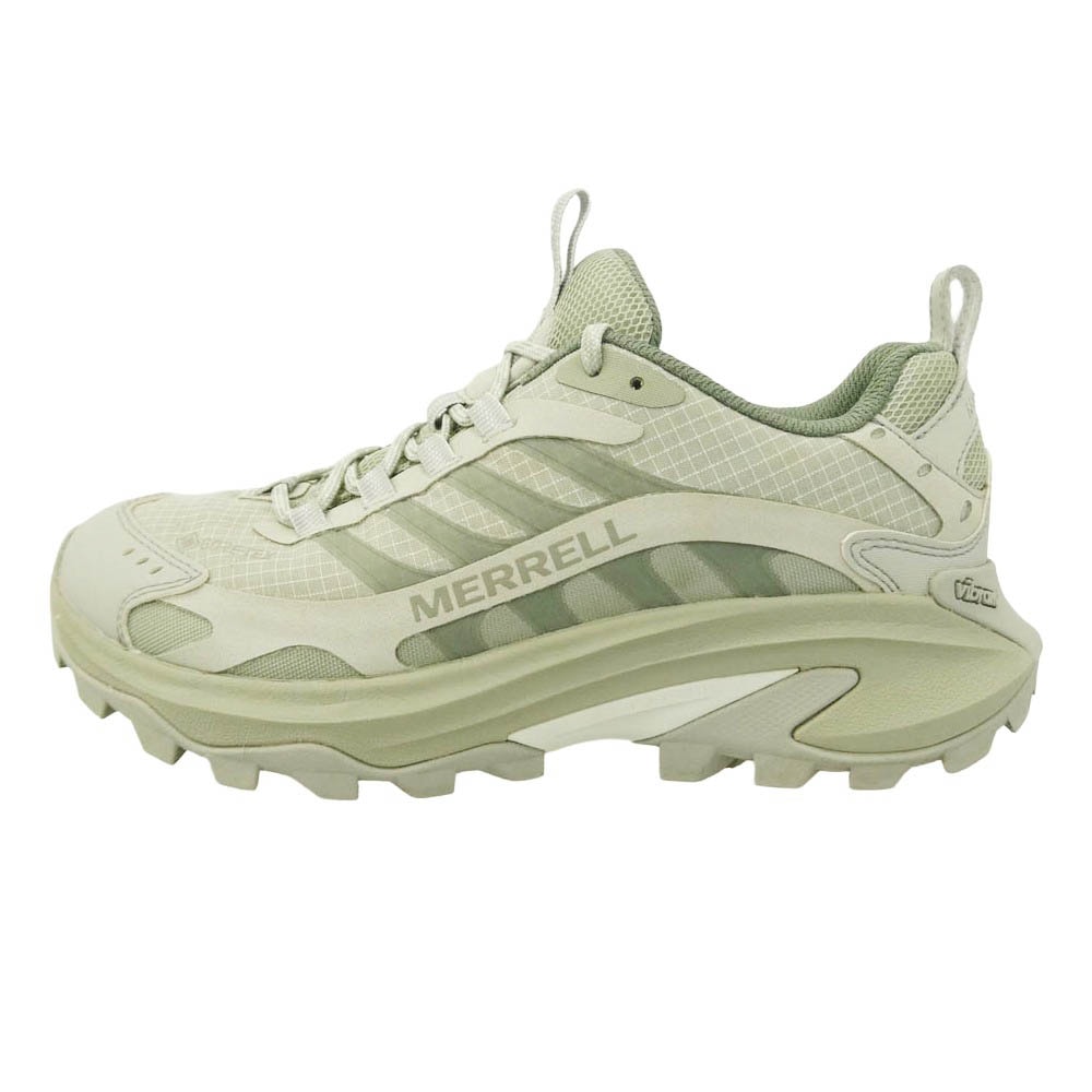 MERRELL メレル J00003622 MOAB SPEED 2 GORE-TEX モアブ スピード 2 ゴアテックス ローカット スニーカー ライトグリーン系 グレー系 24cm【美品】【中古】