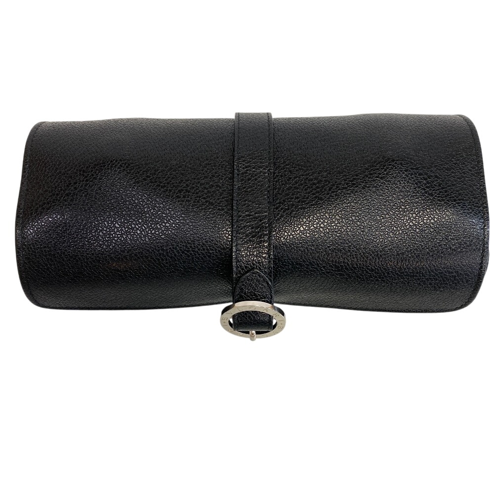 ブルガリ BVLGARI アクセサリーポーチ ブルガリブルガリ ジュエリーケース マルチケース 2点セット ストラップ ブラック