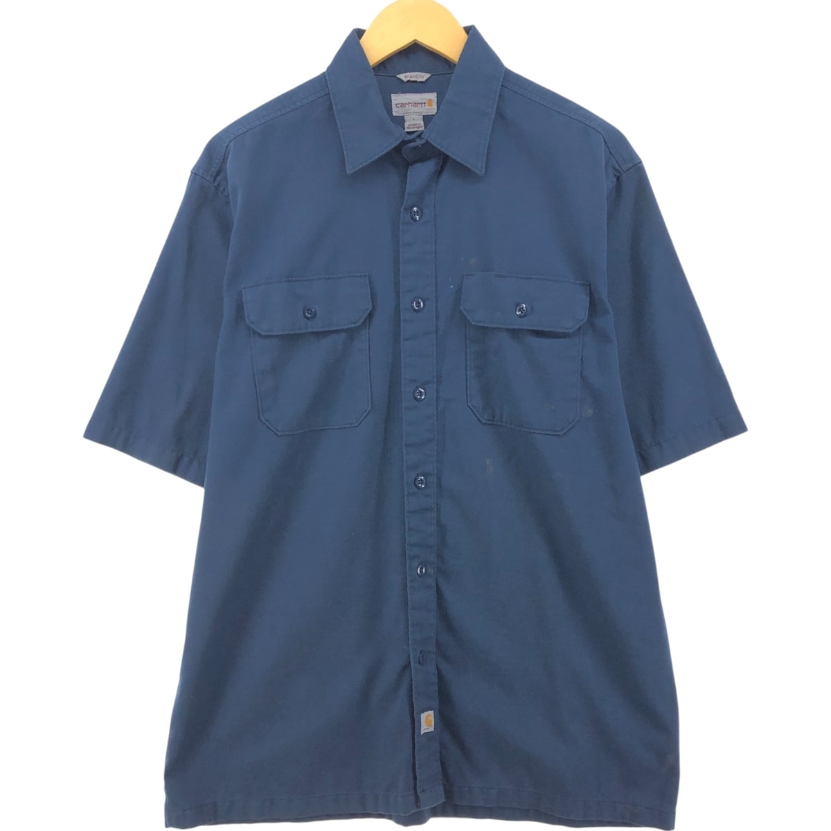 古着 カーハート Carhartt 半袖 ワークシャツ ボックスシャツ メンズL相当/eaa555705