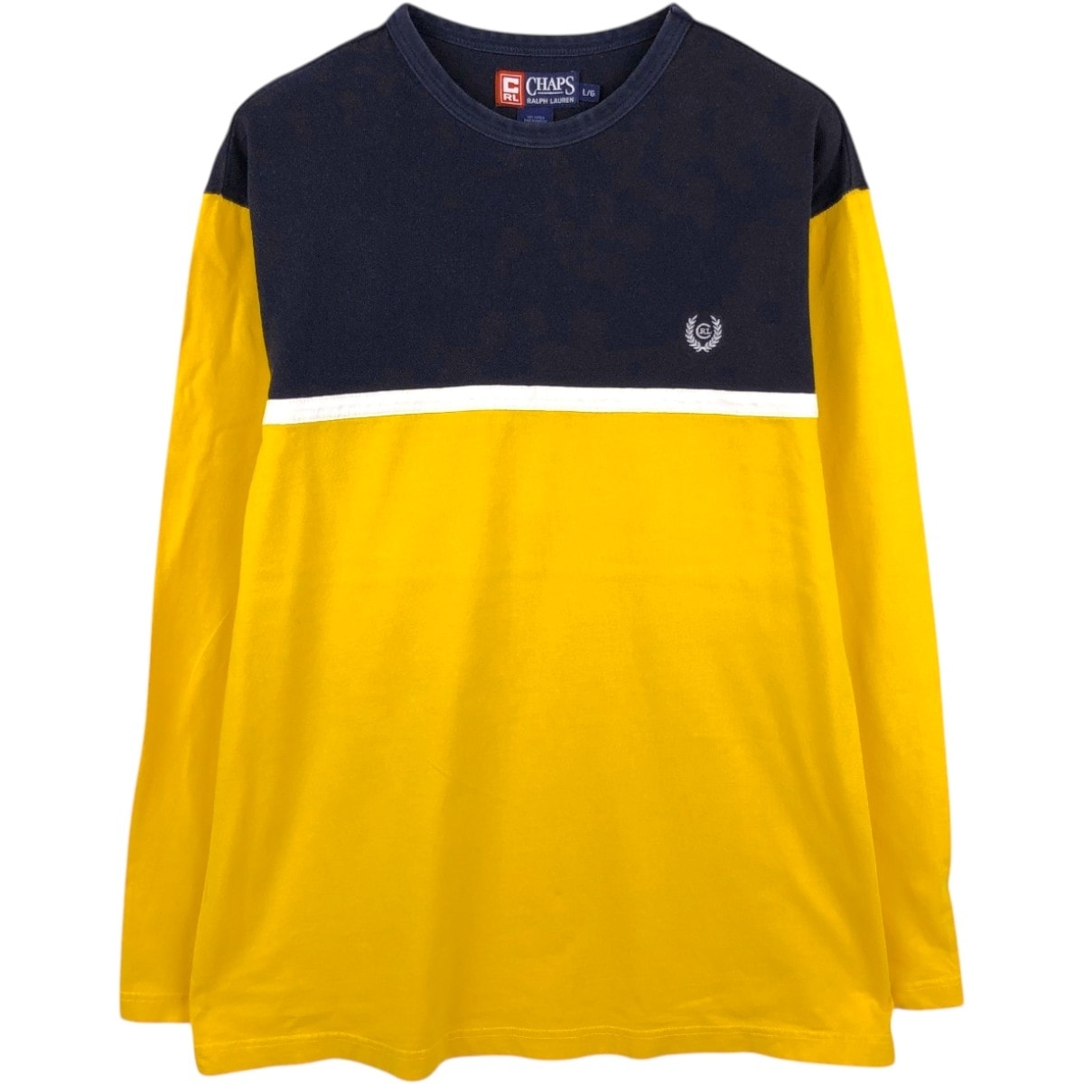 古着 ラルフローレン Ralph Lauren CHAPS チャップス ロングTシャツ ロンT メンズL相当/eaa659278