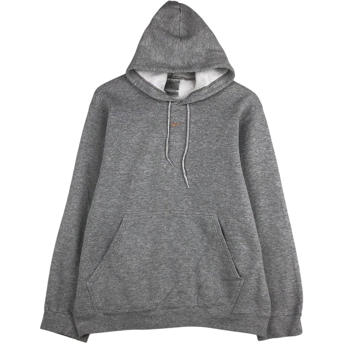 古着 00年代 ナイキ NIKE センターロゴ スウェットプルオーバーパーカー メンズL相当/eaa624898