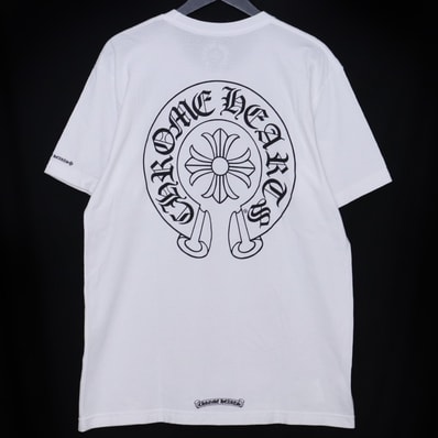 Chrome Hearts Horse Shoe Logo Pocket T-Shirt "White"