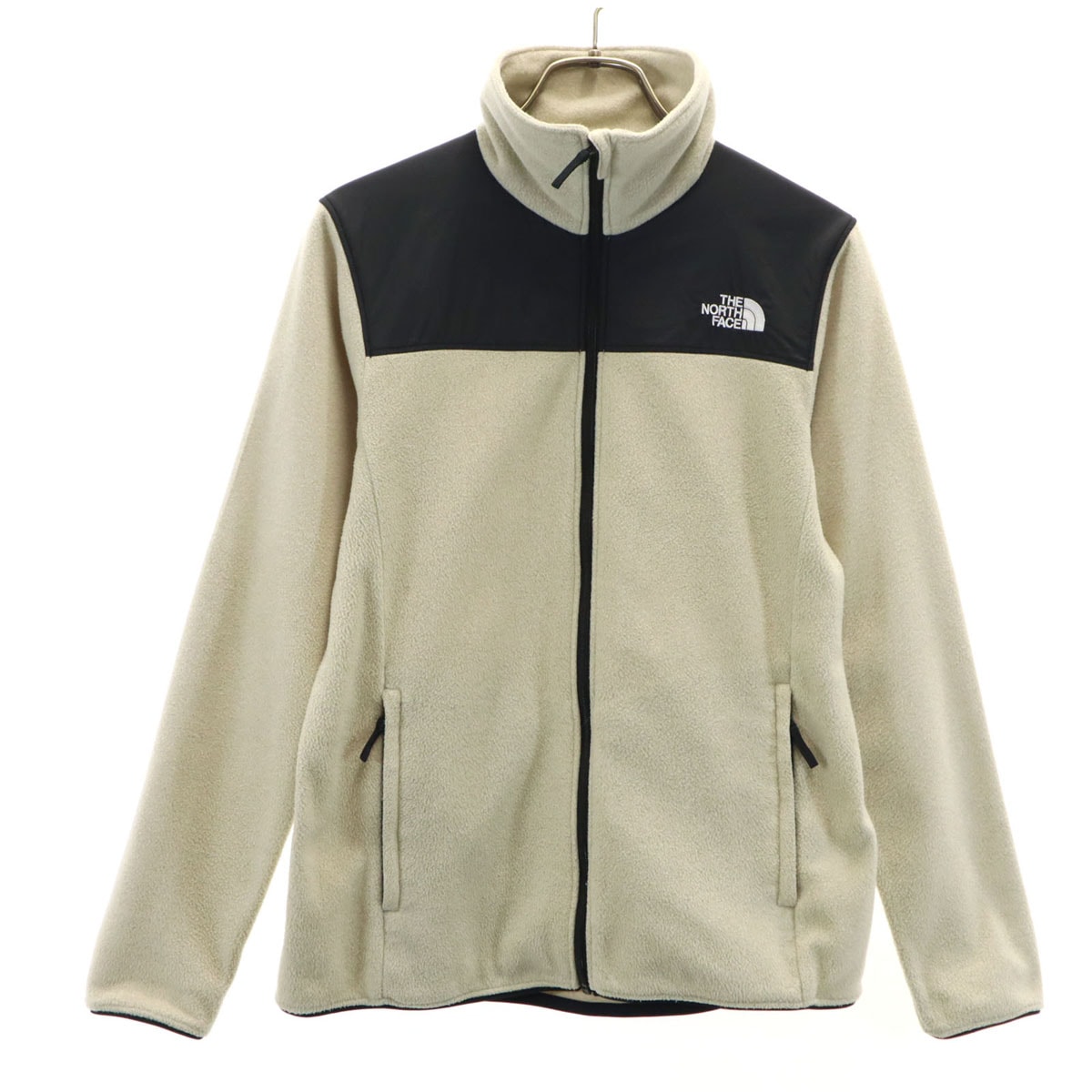 THE NORTH FACE ザノースフェイス マウンテンバーサマイクロ フリースジャケット M ベージュ系 アウトドア NLW72504