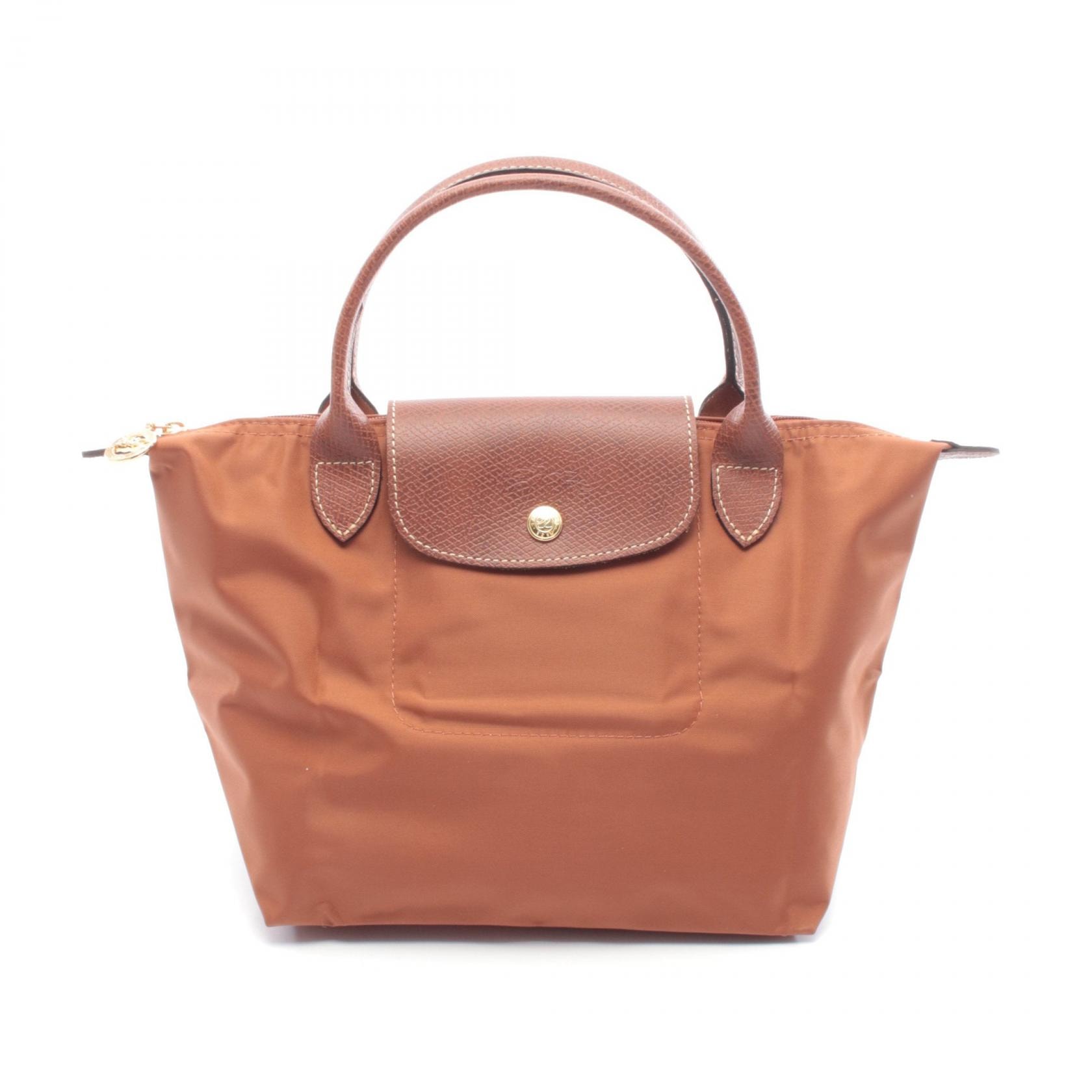 ロンシャン Longchamp ル プリアージュ オリジナル S ハンドバッグ バッグ キャンバス レザー レディース ブラウン系 L1621089504 【新品】