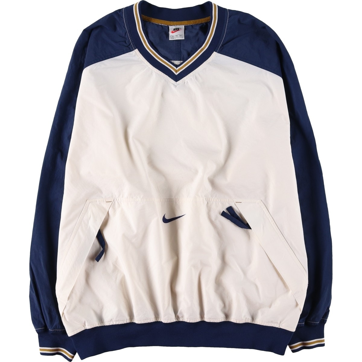 古着 90年代 ナイキ NIKE Vネック ウォームアッププルオーバー メンズXL相当 ヴィンテージ/eaa602079
