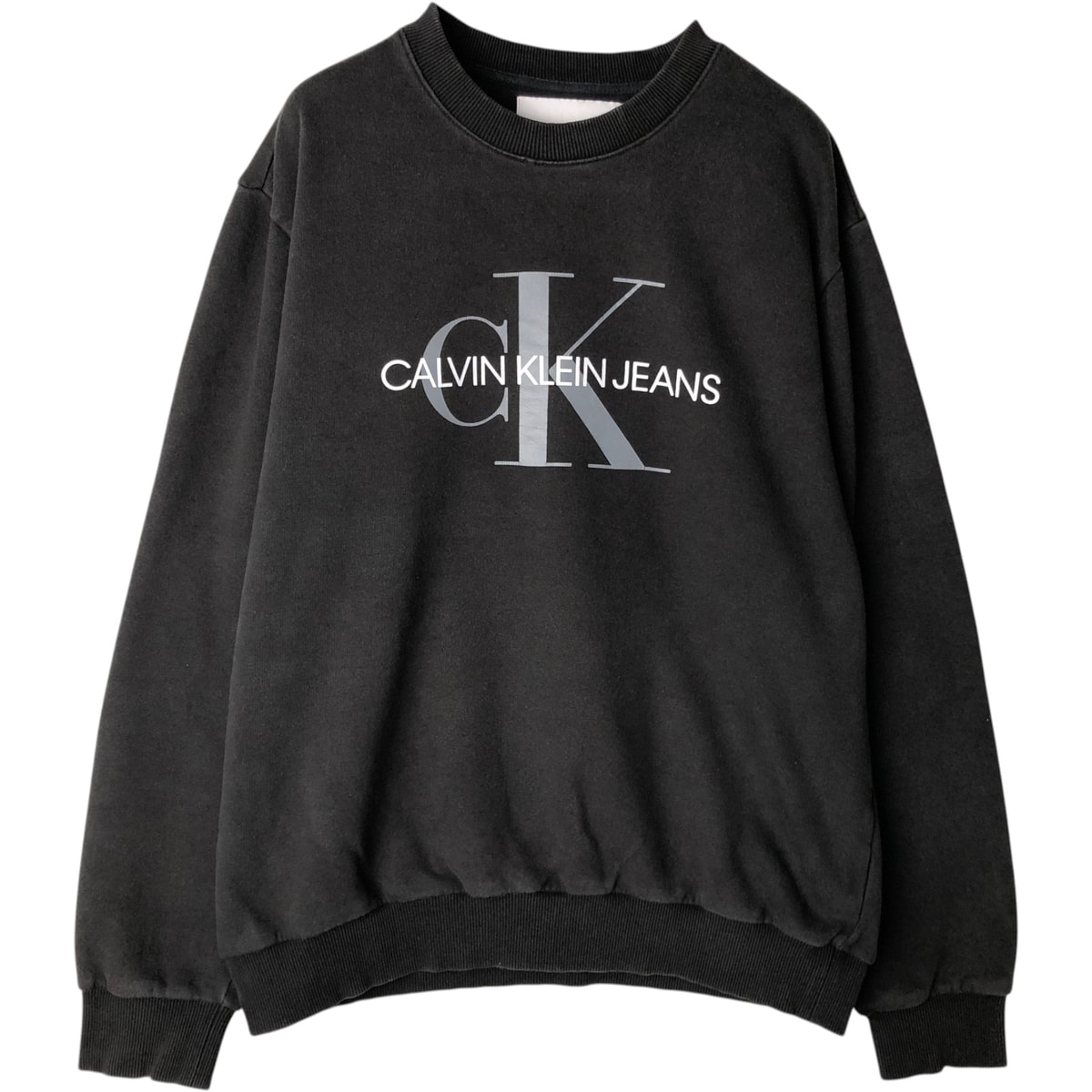 古着 カルバンクライン Calvin klein ロゴスウェットシャツ トレーナー メンズL相当/eaa633649