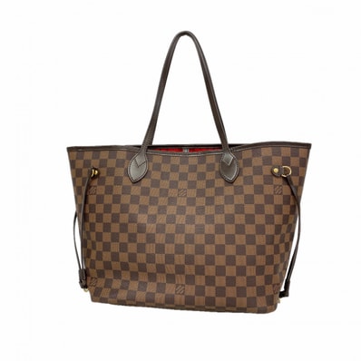 【6gb2265】ルイヴィトン トートバッグ ダミエ ネヴァーフルMM N51105 エベヌ【中古】レディース