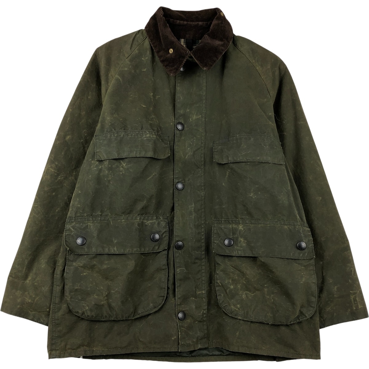 古着 80~90年代 バブアー Barbour BEDALE ビデイル 旧3ワラント ワックスコットン オイルドジャケット 英国製 メンズM相当 ヴィンテージ/eaa615033