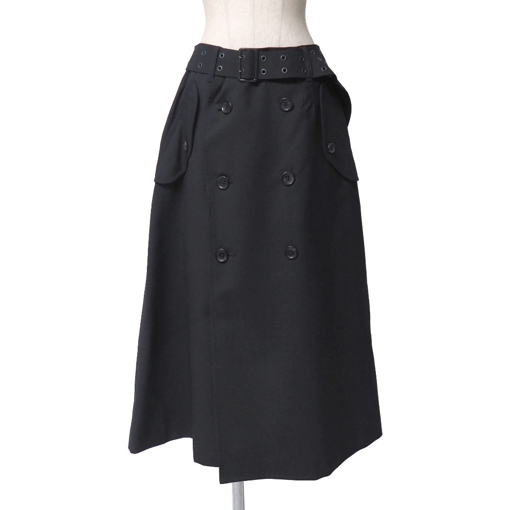 ■美品■JUNYA WATANABE COMME des GARCONS ジュンヤワタナベコムデギャルソン スカート サイズM AD2019 ベルテッド トレンチスカート ブランド古着【中古】20260409/RA8918
