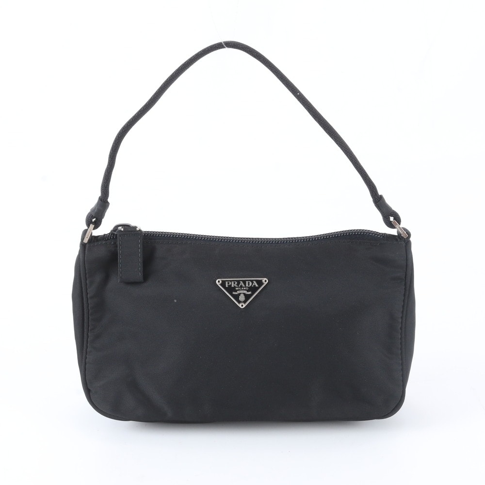 ■極美品 プラダ テスート ナイロントライアングルロゴハンドバッグ