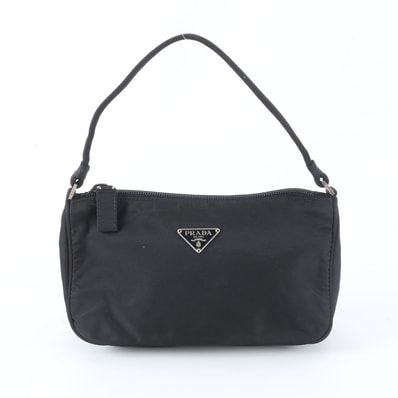 ■極美品 プラダ テスート ナイロントライアングルロゴハンドバッグ
