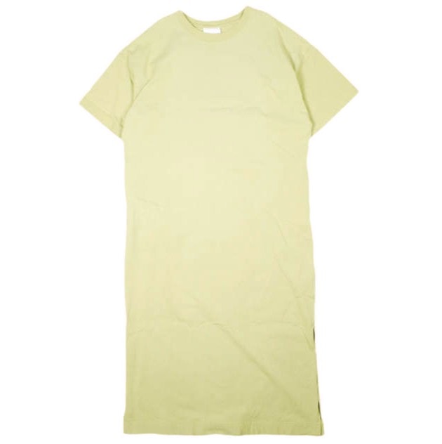 Ray BEAMS レイビームス 19SS サイドスリット ビッグTワンピース 63-26-0440-370 ONE SIZE マスタード ビッグシルエット Tシャツ トップス g25835