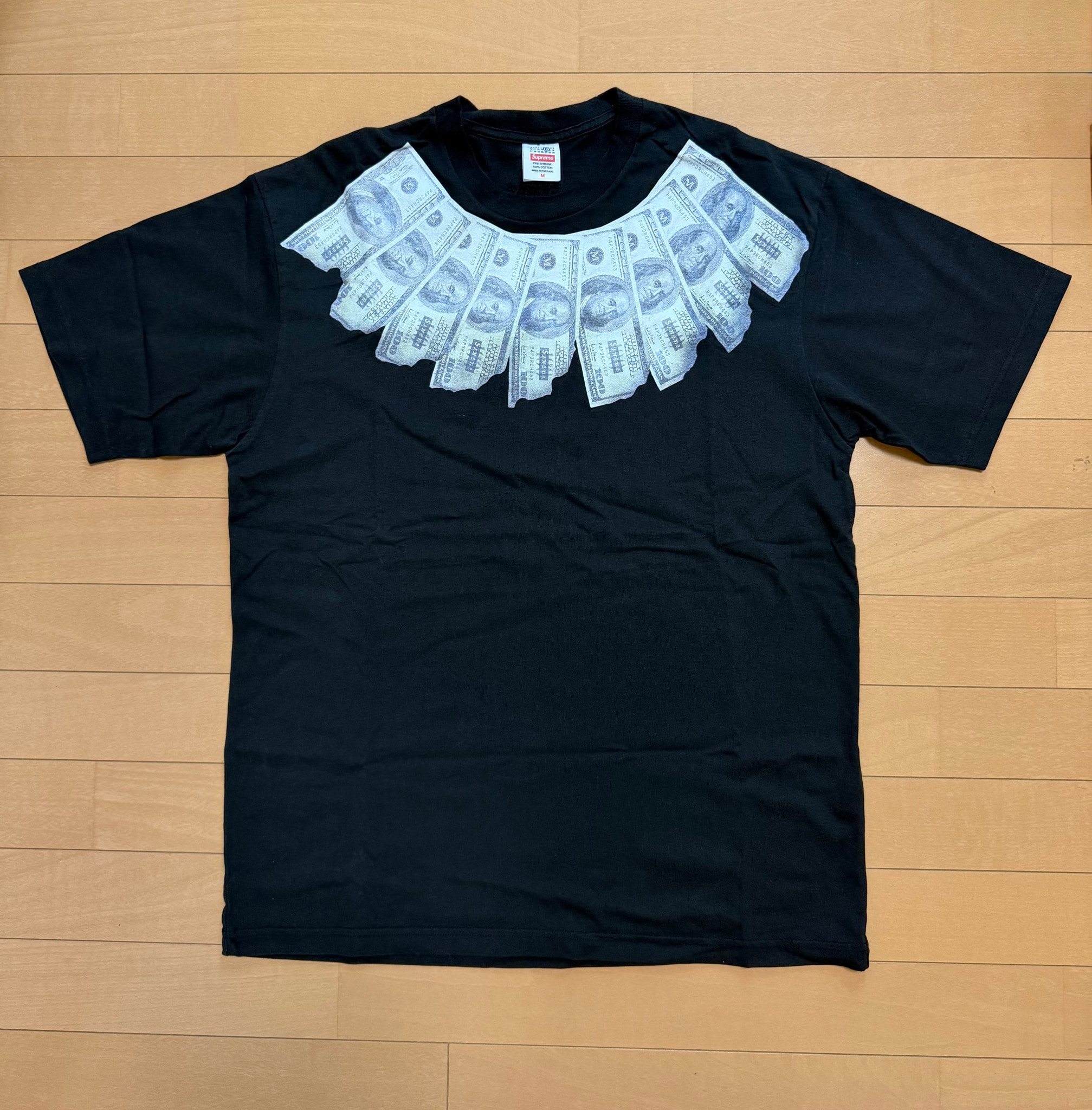 Supreme x MM6 Maison Margiela Money S/S Top "Black"
