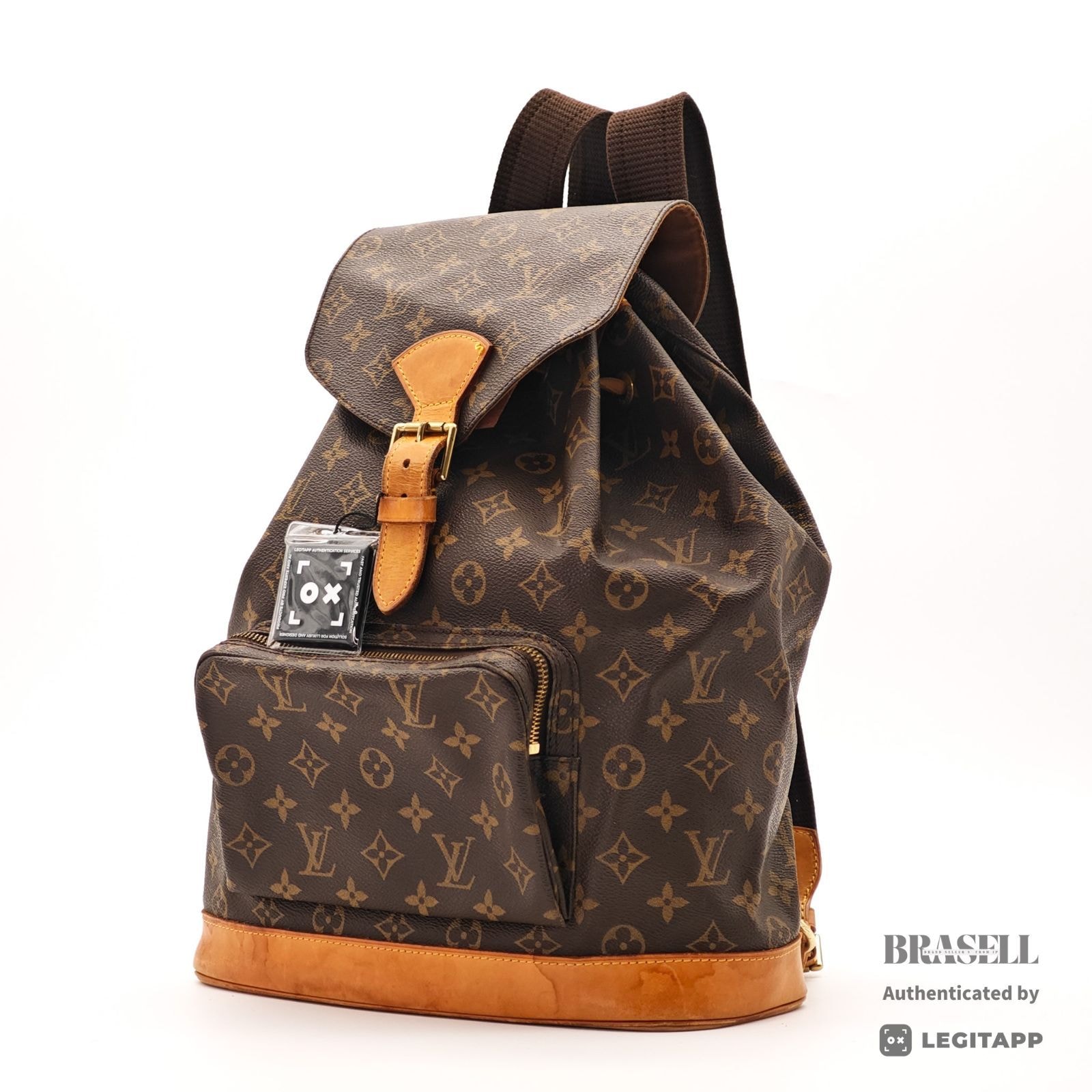 LOUIS VUITTON ルイ・ヴィトン モンスリGM Monogram モンスリGM M51135 MI0987 リュック・デイパック Monogram Canvas Brown レディース