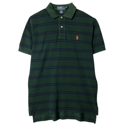古着 ラルフローレン Ralph Lauren POLO by Ralph Lauren 半袖 ボーダー ポロシャツ メンズM相当/eaa578774