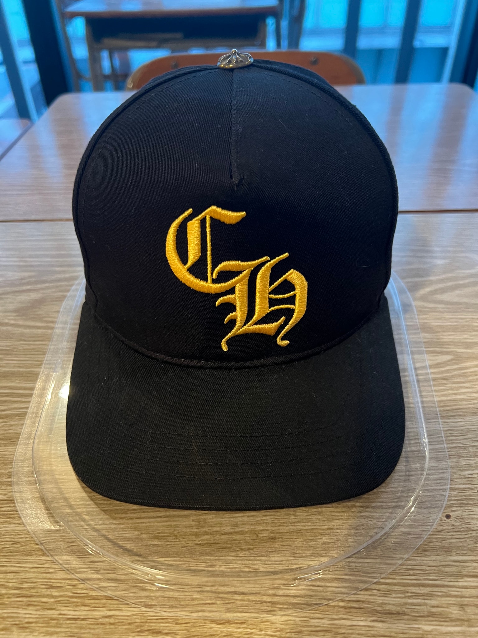 Chrome Hearts Baseball Cap 5 Panel CH "Black/Yellow"