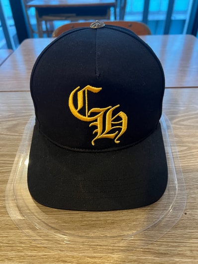 Chrome Hearts Baseball Cap 5 Panel CH "Black/Yellow"